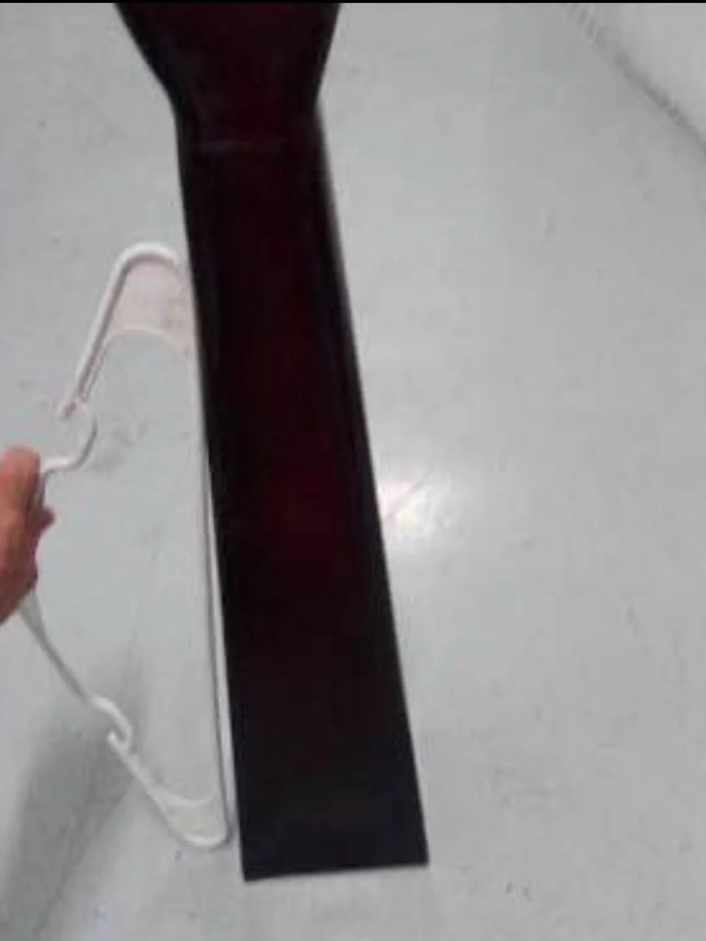 Tall Floor Square Glass Vase in Red & Purple Decorative Home Accent